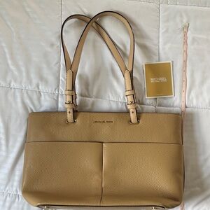 Michael Kors Beige Leather Tote